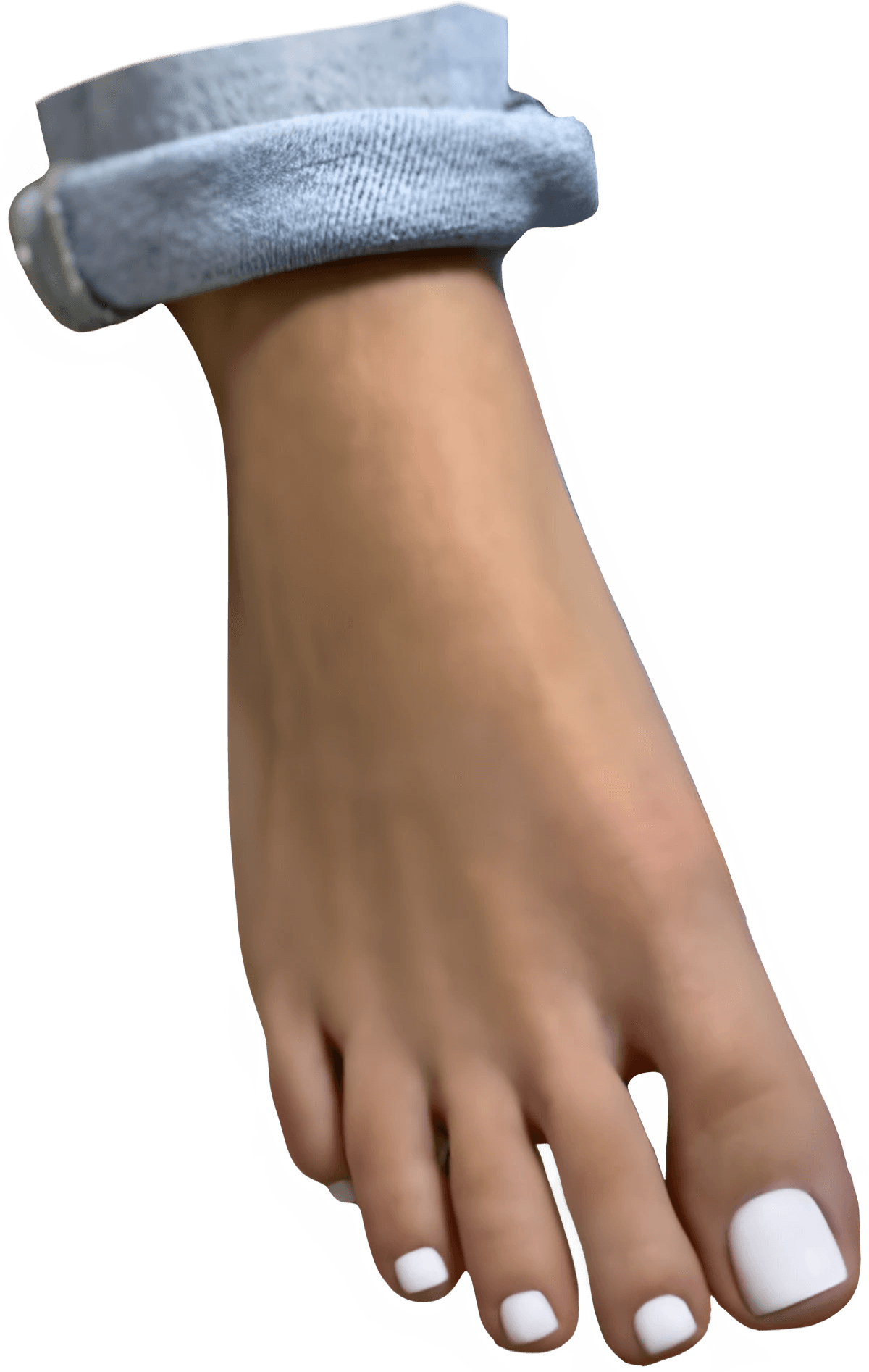 White pedicure — the inspiration behind whitetoes